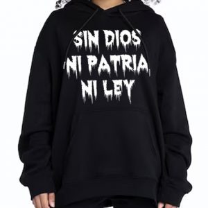 sudadera ni dios ni patria ni ley soziedad alkoholika punk rock hardcore