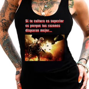 Camiseta Tirantes Cultura superior Chica